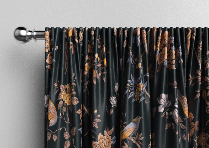 Orientalis, Jet - Made to Measure Curtains - Image 9